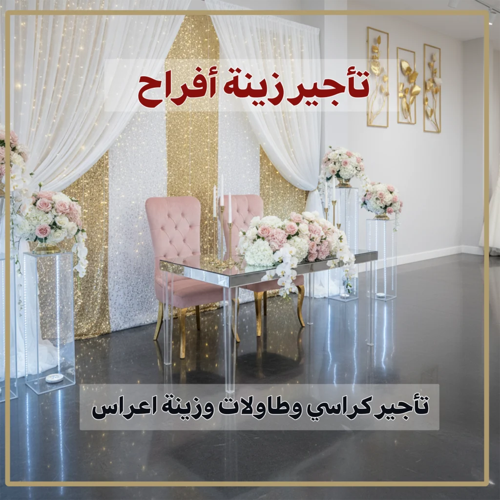 تاجير زينة افراح